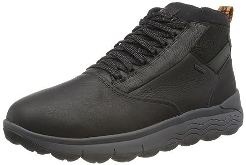 Geox U Spherica 4x4 B Abx, Scarpe da ginnastica Uomo, Nero A, 46 EU