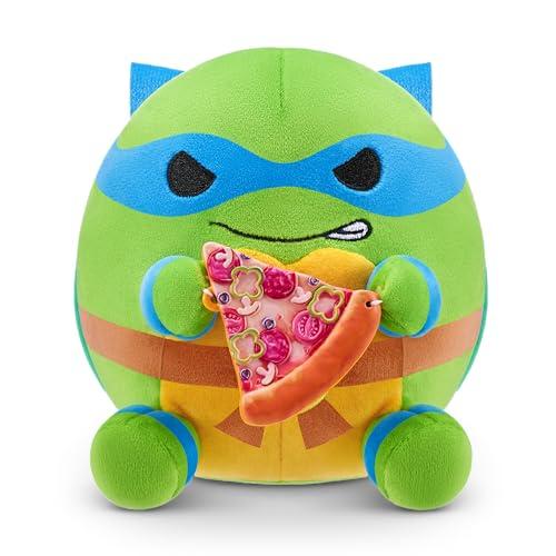 Snackles 12 cm Plush Teenage Mutant Ninja Turtles Edition by ZURU, Cuddly Squishy Comfort Plush with Teenage Mutant Ninja Turtles theme and Pizza Snack Accessory (Random Assortment)