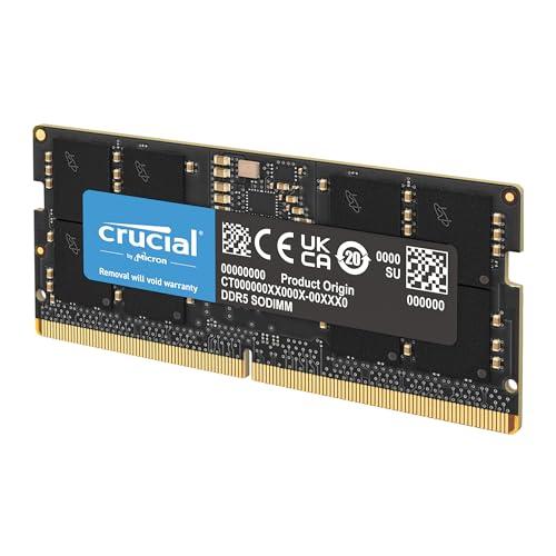Crucial RAM 16GB DDR5 5600MHz (o 5200MHz o 4800MHz) Memoria portatile CT16G56C46S5