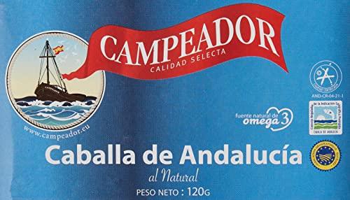 Campeador, Filetti di sgombro igp al naturale bio, 120g