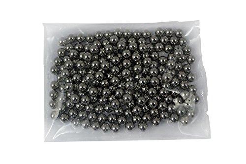 100 Pallini Piombini a Sfera Lucide Metallo Softair Sport 6 mm Munizioni