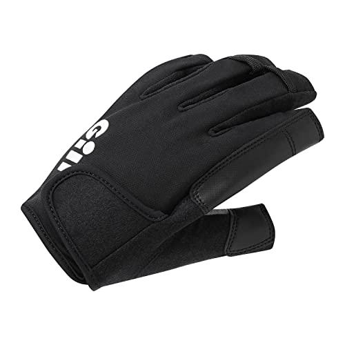 Gill Guanti Championship Short Finger Sailing Yachting e Dinghy - Neri
