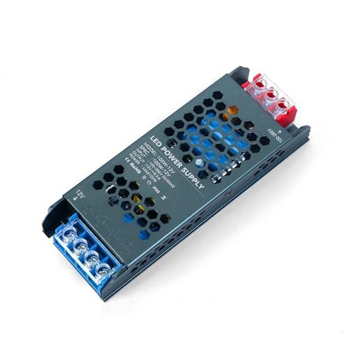 KSIBNW 12V Trasformatore LED 100W Alimentatore, 12V 8,3A Driver Extra Slim Interruttore Adattatore AC 220V a DC 12V Tensione Costante Power Supply Bassa Tensione per Striscia LED