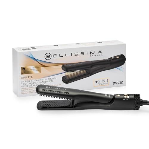 Bellissima Imetec AirSleek - Piastra ad Aria 2 in 1, Asciuga e Liscia Senza Calore Estremo per un Liscio Naturale e Capelli Protetti. Tecnologia a Ioni, Rivestimento Ceramica & Cheratina