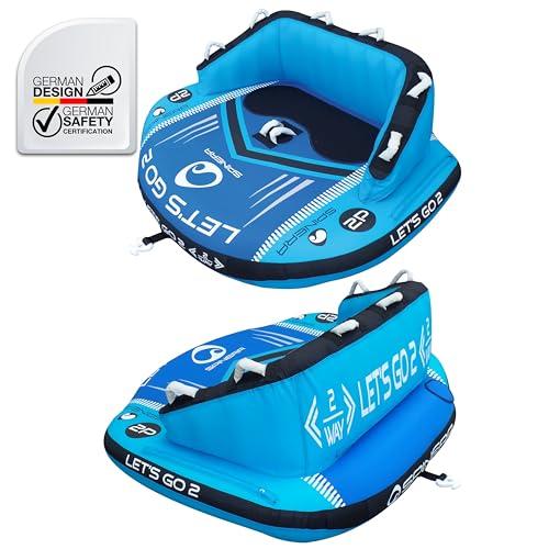 SPINERA Lets Go 2 - Tube, Wasserring, Wasserreifen, Towable für 2 Personen