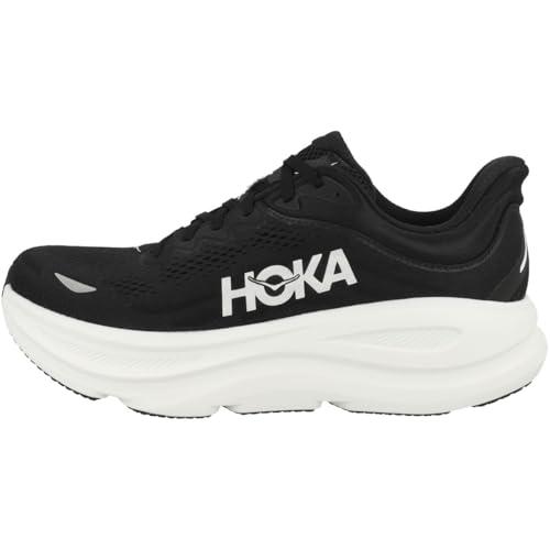 HOKA One One 1162011-BWHT Bondi 9 Black/White Men's Scarpe Taglia US 11