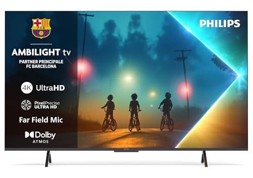 Philips Ambilight 43PUS8200 4K LED Smart TV - Display 43’’ con piattaforma Titan OS, Pixel Precise Ultra HD e Dolby Atmos Sound - Funziona con Alexa e Google Voice Assistant