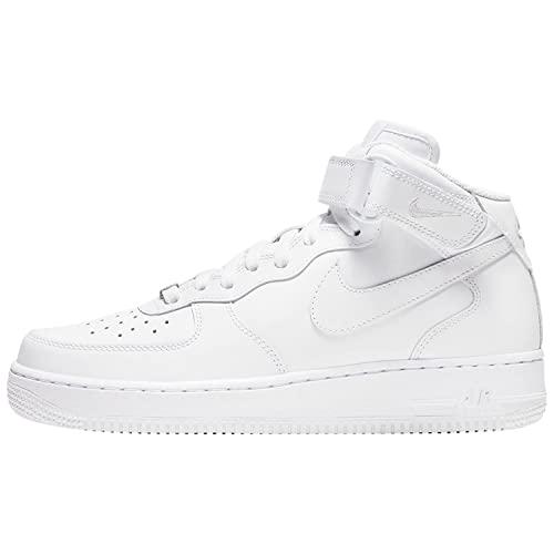 NIKE Air Force 1 '07 Mid, Sneaker Donna, Bianco, 43 EU