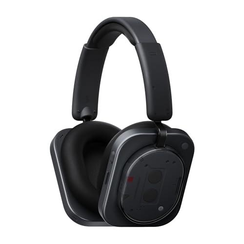 Nothing Headphone (1) Cuffie Wireless Over Ear con Cancellazione Attiva del Rumore, fino a 80h Autonomia, Hi-Res, Spatial Audio, Resistenti all’Acqua – Nero