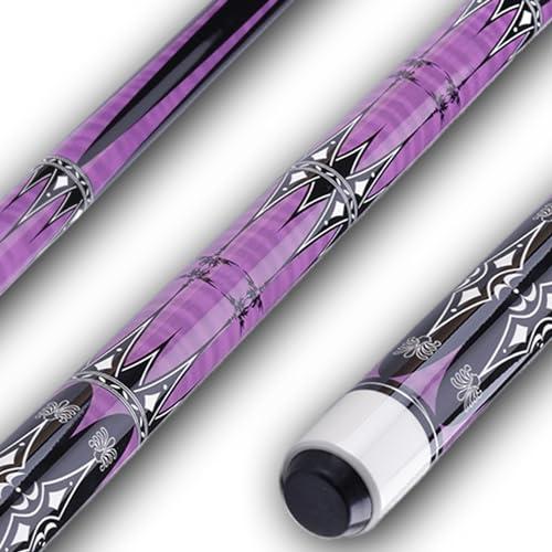 Sinsilvie 13mm 58 Pollici 19 20 Once Stecche Biliardo Pool,1/2 Maple Pool Cue Stick,Bastone da Biliardo da Bar per Uomini e Donne. (Violett 20oz)