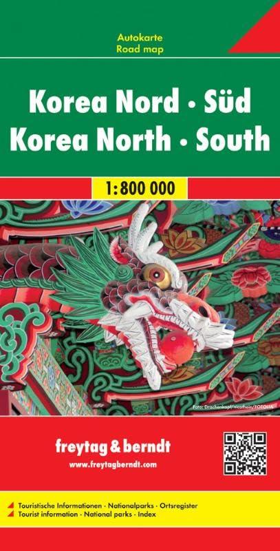 Corea 1:8.000.000: Wegenkaart 1:8 000 000