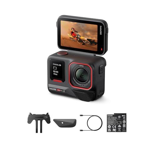 Insta360 Ace Pro 2 Pack Standard - Action Cam Impermeabile in 8K co-ingegnerizzata con Leica, sensore 1/1.3