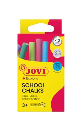 Jovi 152691 - Gessetti CLASSCOLOR, colores surtidos - Caja de 10 unidades, Modelli/Colori Assortiti, 1 Pezzo