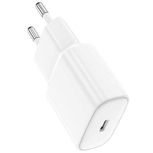 20W USB C Presa Caricatore Fast Charger Per apple iPhone 17/16e/15 14/Pro Max/Plus/13/12/11/X/XR/iPad Pro/mini/air, Rapida Spina Caricabatterie Alimentatore Carica Spinotto Muro Adattatore Ricarica
