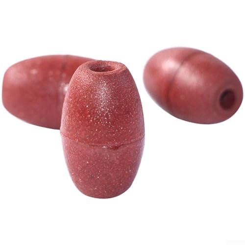 KHIronHive Set di boe galleggianti in corda in PVC per rete da pesca in acque profonde, palline galleggianti perforate per serbatoio marino del lago per la marcatura del bacino del kayak