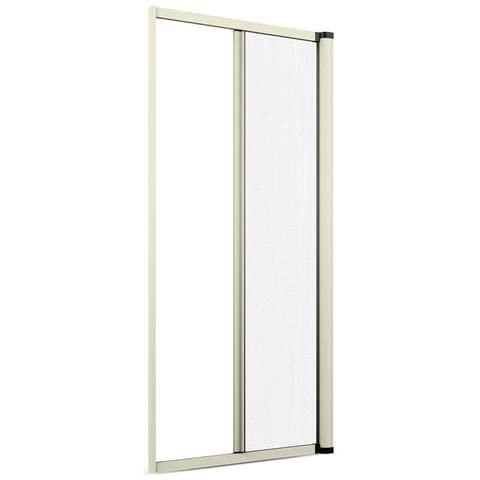 Zanzariera a Rullo Riducibile Laterale per Portefinestre in kit fai da te Vari Colori (140 x 250, Avorio)