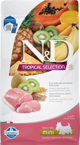 N&D DOG TROPICAL SELECTION PORK ADULT MINI 1,5 kg
