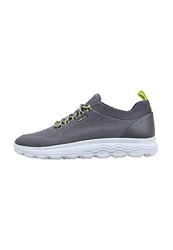 Geox U Spherica A, Sneaker Uomo, Dark Grey , 43 EU
