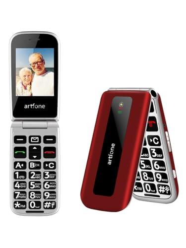 artfone F20 Telefono Cellulare per Anziani丨GSM Flip Telefoni Cellulari con Tasti Grandi丨2.4