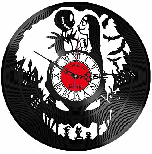 Orologio in Vinile - Before Christmas (Rosso, Classico)