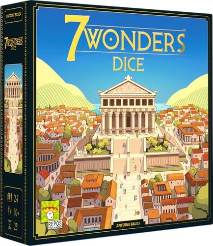 Asmodee - 7 Wonders Dice Gioco da tavolo roll & write - Gioco strategico e veloce per 2-7 giocatori dai 10 anni in su - 25 min - Versione italiana