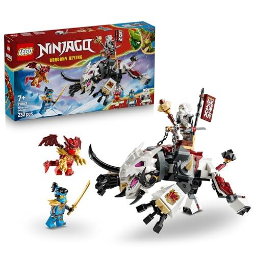 LEGO NINJAGO Zilvar e Grimtak la Bestia Drago - Giocattolo Ninja con Action Figure e 3 Minifigure tra cui Kai e Nya - Regalo di Compleanno per Bambini da 7 Anni Fan di La Rivolta dei Draghi - 71863