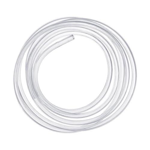 20 Metri Tubo Trasparente Flessibile, Diametro Interno 8mm Esterno 10mm, Tubo PVC Acqua e Benzina, Ideale Per Serbatoio e Acquario (20M Ø8/10mm)