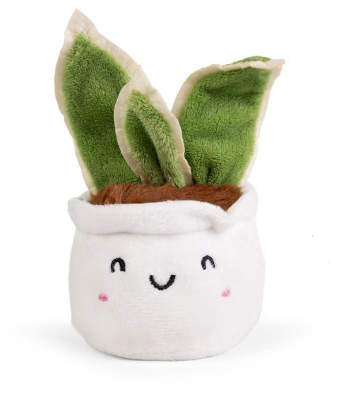 LITTLE Living Nature Pianta Verde Sansevieria – Peluche | Giocattolo Morbido Regalo per Bambini