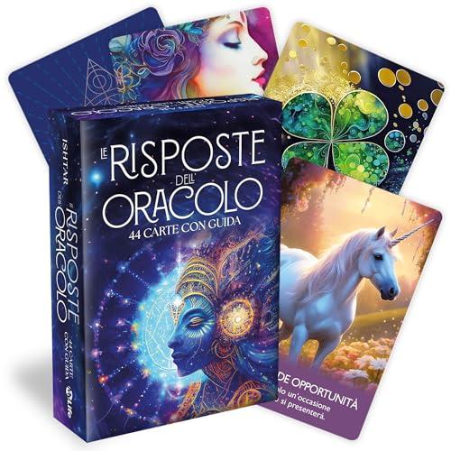 Le Risposte dell'Oracolo. 44 carte con guida illustrata. Fai una domanda leggi ogni giorno una frase. Idea Regalo apprezzato, utile, ottimale per amici, per numerologia e crescita personale