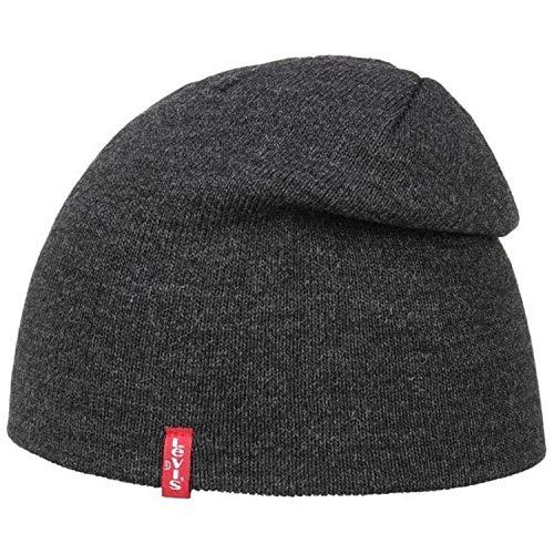Levi's Otis Beanie, Cuffia Unisex - Adulto, Grigio (Dark Grey), Medium (Taglia Produttore: S/M)