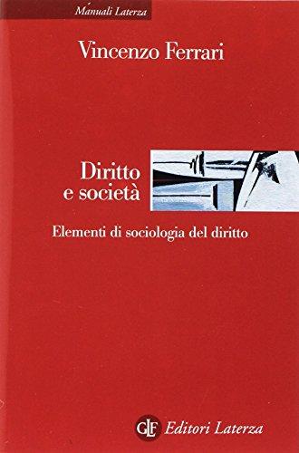 Diritto e società. Elementi di sociologia del diritto