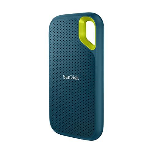 SanDisk 4TB Extreme SSD portatile, USB-C, Unità a stato solido NVMe esterna, fino a 1050 MB/s, Indice di protezione IP65 per la resistenza ad acqua e polvere - Monterey