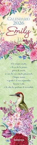 Calendario Emily stretto 2026 da parete (12,5 X 48 cm)