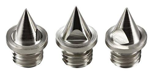 LAUFSTOFF Punte per Atletica Leggera, Punte di Ricambio per Unghie (6 mm, 14 Pezzi)