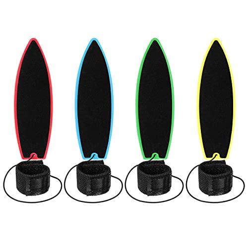 Suilung 4 Mini Tavole da Surf per Dita Giocattoli da Dito per Cavalcare Vento per Auto Surfboard Leggeri Portatili Piccoli per Punta di Dita per Adulti Surfisti Uomo, 4 Colori
