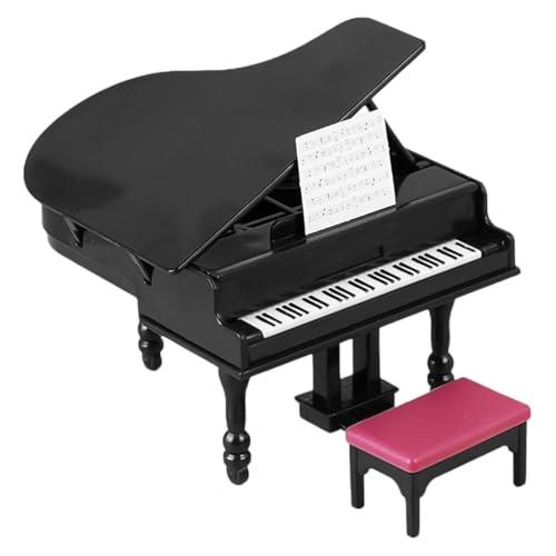 Nicear Pianoforte Per Casa Delle Bambole Strumento Musicale Modello Di Pianoforte Topper Per Torta Mini Pianoforte A Coda Per Ragazze Mobili In Miniatura Per Casa Dei Giochi