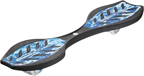 Razor RipStik Air Pro - Tavola a Rotelle per Bambini 8+ con Sterzo a 360°, Tavola a Onda con Nastro Antiscivolo, Polimero Rinforzato, Tavola a 2 Ruote Compatta e Leggera - Blu Camo