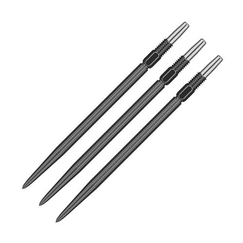 Target Darts Swiss Points, Punte per Freccette Nano Swiss Point (Set di 3 Punte) da 26 mm, Nere e per Cambiare Le Punte delle Freccette, Accessori Professionali per Freccette