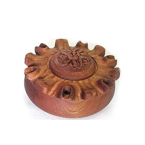 Coppa dell'amicizia Valle d'Aosta - 6 Becchi Liscia in Legno di Mogano diam 20 cm circa e ricetta per preparare Il caffè alla valdostana