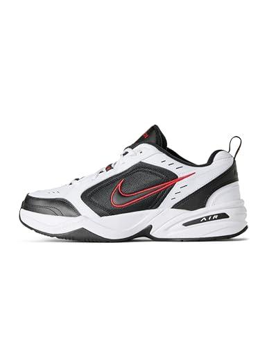 Nike Air Monarch Iv, Scarpe da ginnastica Uomo, Bianco White Black Varsity Red 445, 44.5 EU