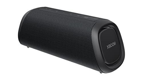 LG Electronics XBOOM Cassa Bluetooth, Speaker Bluetooth Portatile con Sound Boost(40W, Google, Siri,Alexa), Mini Cassa Bluetooth DXG7QBK, Nero