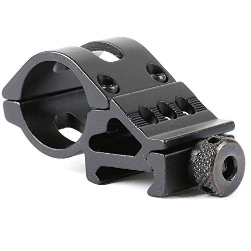 OAREA 1 Pollice 25,4mm Supporto Weaver 20mm QD, Anelli Picatinny in Alluminio per Caccia, Torcia Laser per Fucile, Supporto per Binario