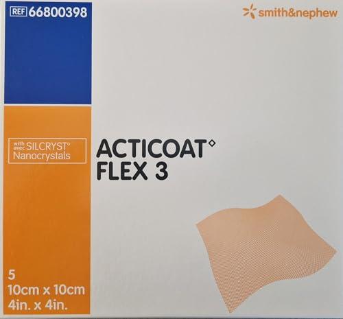 Acticoat Flex argento rivestito condimenti (confezione da 5)