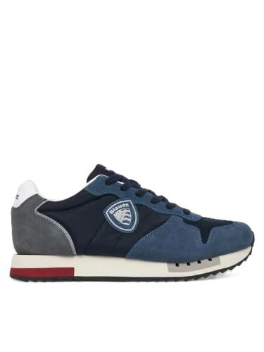 Blauer Sneakers Uomo QUEENS05 S6QUEENS05 MES 8058156640870-45 45 Blu Grigio