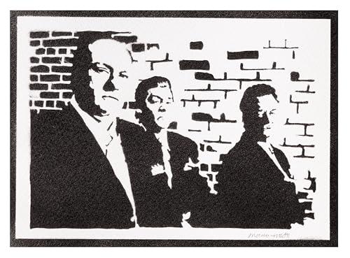 moreno-mata Autentici Graffiti Fatti a Mano I sopra... Handmade Poster Serie TV Quadro Moderno Soggiorno Decorazione Parete Regalo Uomo e Donna