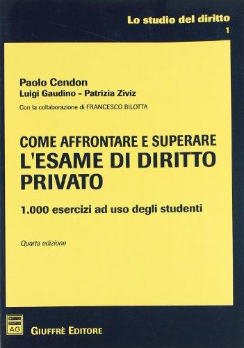 Come Affrontare E Superare L'Esame Di Diritto Privato