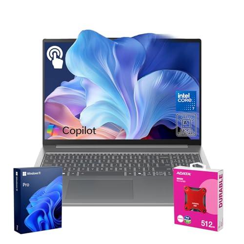 Lenovo IdeaPad 2025 - Computer portatile sottile con intelligenza artificiale, touchscreen WUXGA da 16