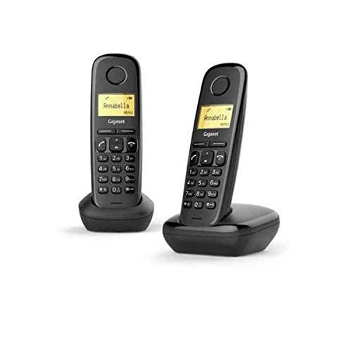 Gigaset A170 Teléfono Dect Duo Negro