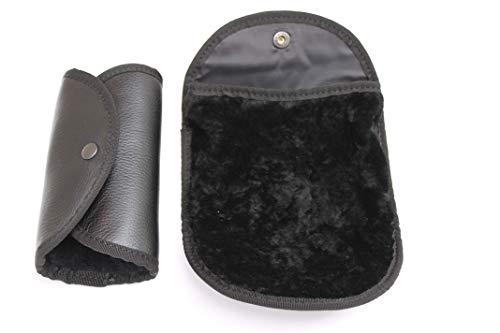 Lustrascarpe - guanto in vera pelliccia lucidapelle- utile in viaggio