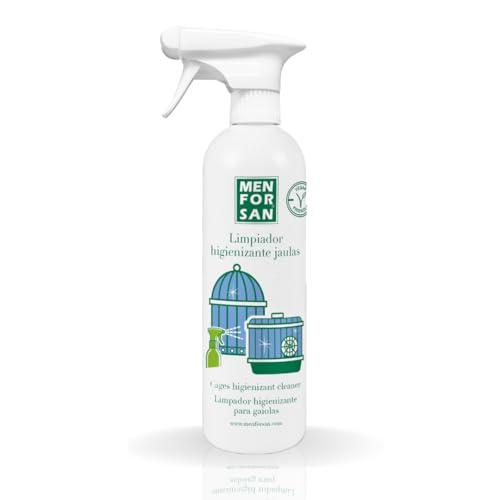 Menforsan Detergente per Gabbie di Uccelli 750ml, per la Pulizia della Gabbia, Non Macchia, Non Tossico